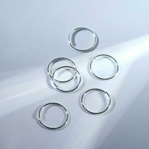 Пирсинг Nimtom, размер 10 мм, серебристый