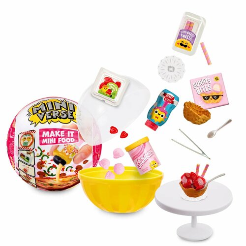 Игрушка MGAs Miniverse Mini Foods Diner S2A в непрозрачной упаковке (Сюрприз) 591825EUC