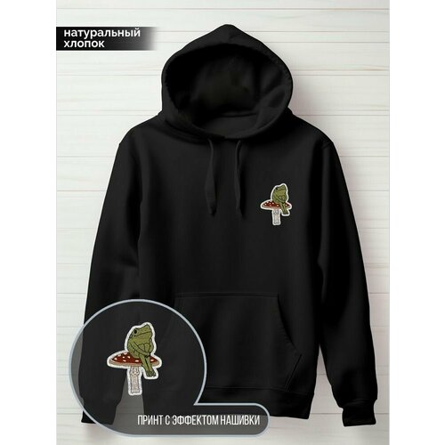 фото Худи hypnotica, размер m, черный