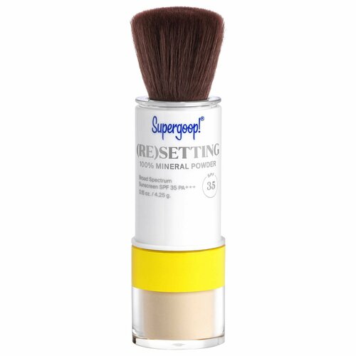 SUPERGOOP солнцезащитная пудра 100 Mineral Resetting Powder SPF 35 8050₽