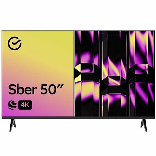 Телевизор 50 SBER 4K Ultra HD черный SDX-50U4126 2441000₽