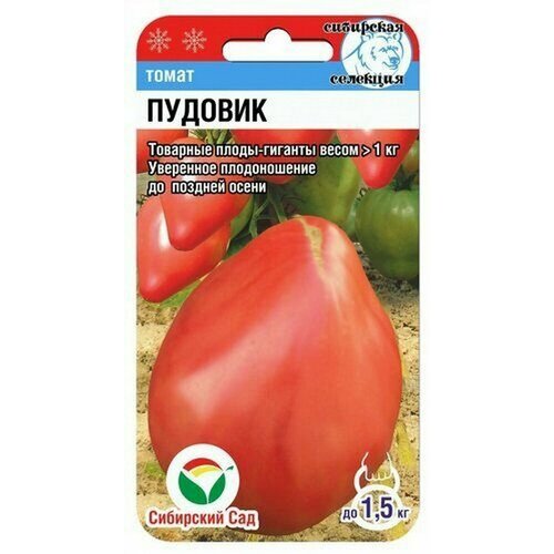 Семена Томат Пудовик 20шт Сиб Сад семена 10 упаковок томат вождь краснокожих 20шт дет ранн сиб сад