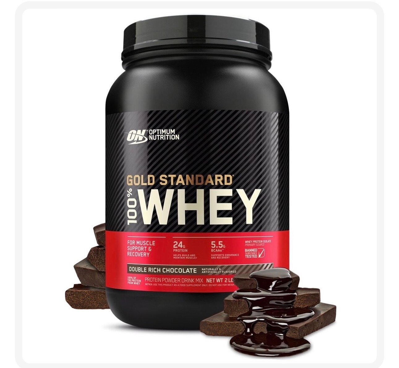 Протеин OPTIMUM NUTRITION Whey Gold Standard, порошок, 2.27кг, клубника-банан - фото №10