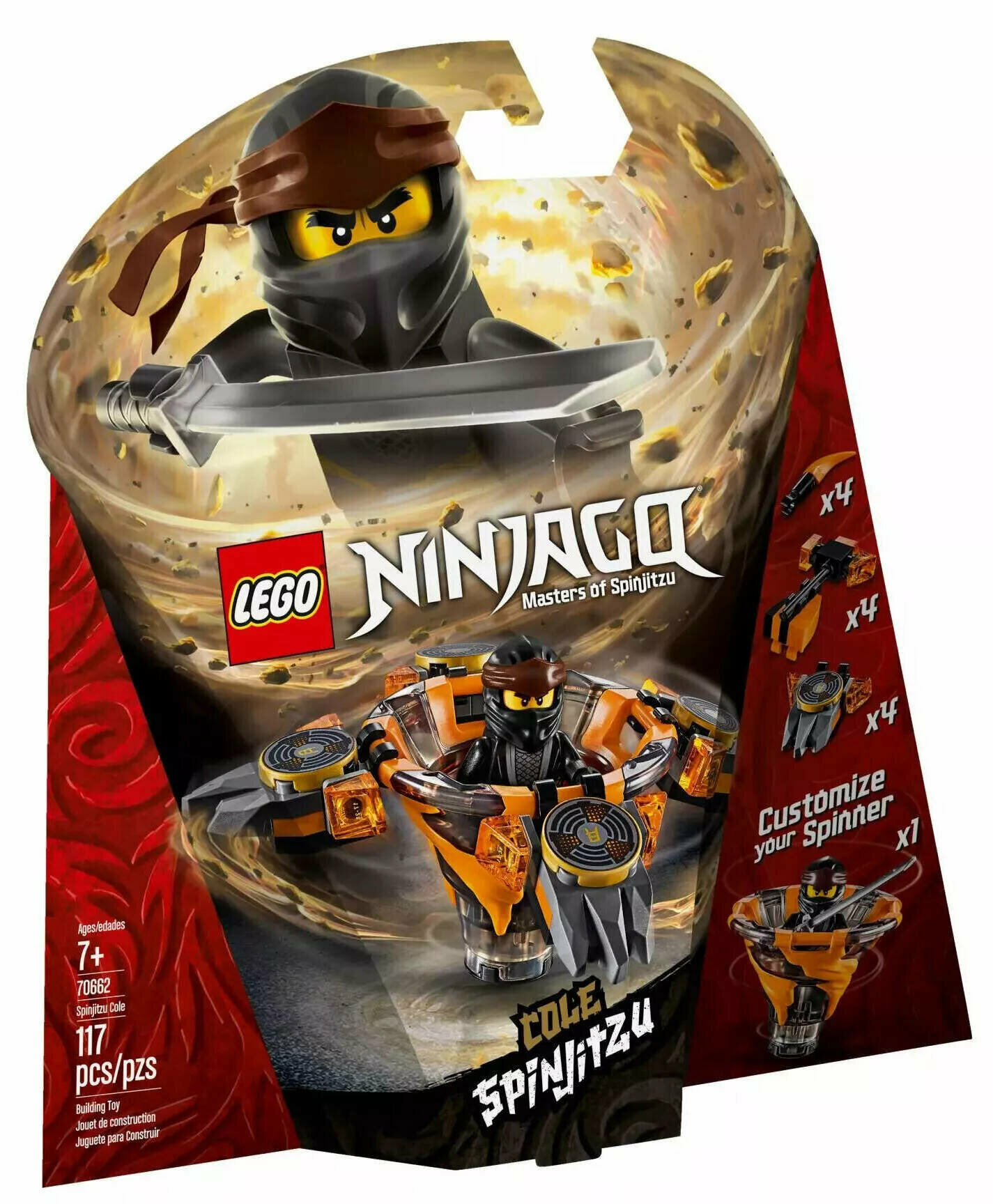 LEGO NINJAGO 70662 Коул: мастер Кружитцу