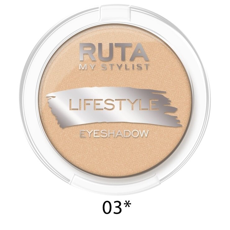 RUTA Тени компактные "LIFESTYLE", 03* шампань