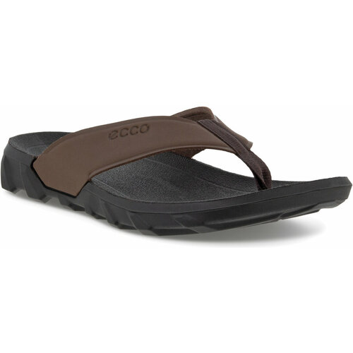 фото Шлепанцы ecco, размер 42, коричневый