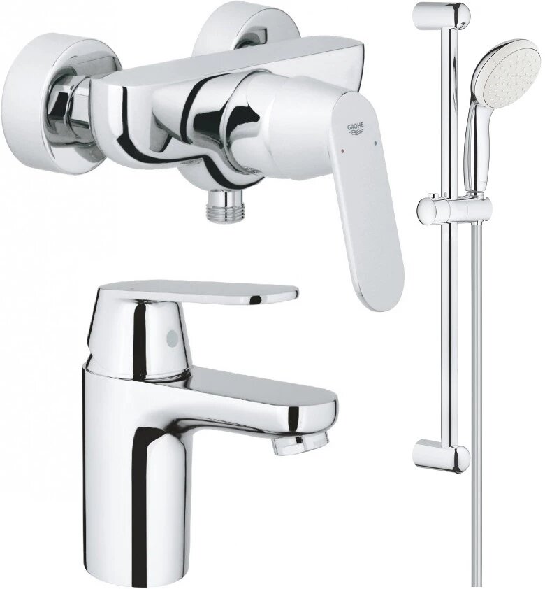 Комплект смесителей Grohe Eurosmart Cosmopolitan 32837000 + 32824000 + 27853001