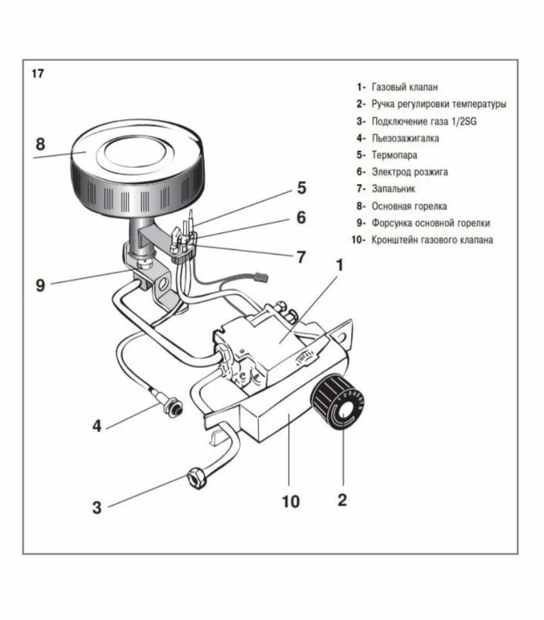 Накопительный газовый водонагреватель Ariston SGA 200 R, белый - фото №12