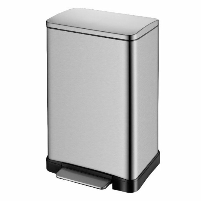 Мусорное ведро WeltWasser Lassy MT 12L матовая сталь