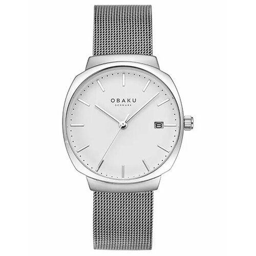 фото Наручные часы obaku, белый, серебряный