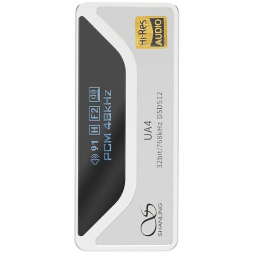 Портативный усилитель и ЦАП Shanling UA4 серебристый 11590₽