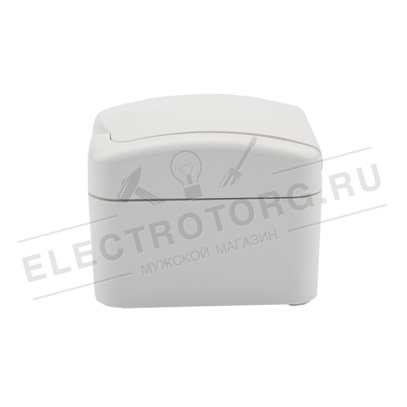 розетка 1-ая kranz mini наружная серия, ip54, с заземлением, керам.осн., белая, kr-78-0605 - фото №17