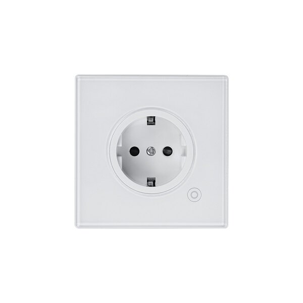 Розетка 1-пост. MOES Smart Socket WK-EU, Wi-Fi, 95-250 В, 16А, встраиваемая IP20, шторки + ЗК, белая - фото №16