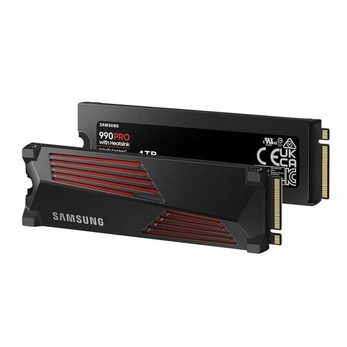 Накопитель SSD Samsung M2 990 PRO 4TB с радиатором MZ-V9P4T0CW 43000₽