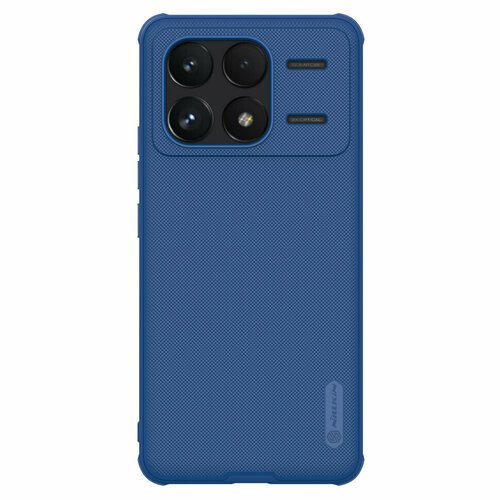 Накладка Nillkin Frosted Shield Pro пластиковая для Xiaomi Redmi K70 / K70 Pro Blue (синяя) накладка nillkin frosted shield pro пластиковая для meizu 20 pro blue синяя