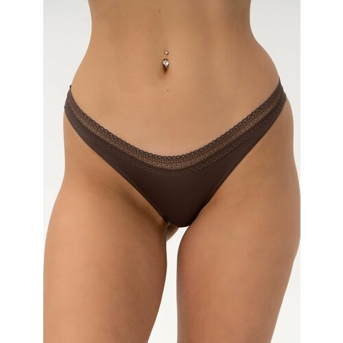 фото Трусы acousma, размер l, коричневый