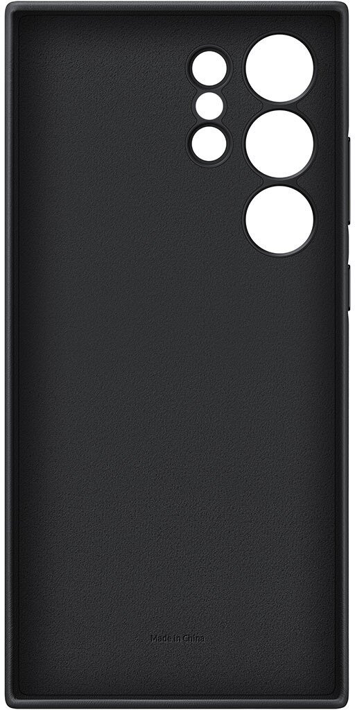 Чехол Samsung для Galaxy S24 Ultra, Vegan Leather Case, черный (GP-FPS928HCABR)