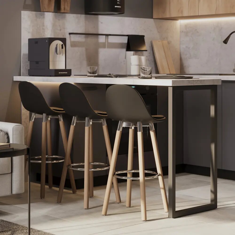 Набор крючков вертикальных Delinia ID 4.2х1.9х1.8 см, сталь, цвет чёрный, 2 шт. - фото №14