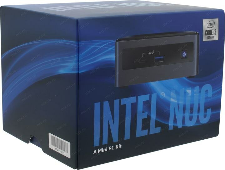 Платформа для сборки пк Intel NUC 10: Intel Core i3-10110U, VGA Intel UHD Graphics, VESA, no codec (БЕЗ ШНУРА) (BXNUC10I3FNHN) - фото №16