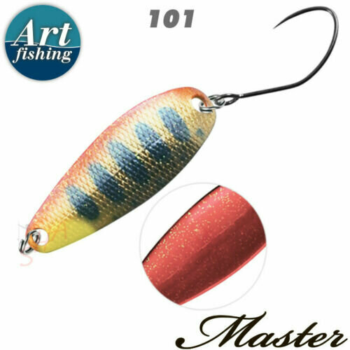 Art Fishing, Блесна Master, 5г, #101 art fishing блесна bite mesh 28мм 2 5г 101