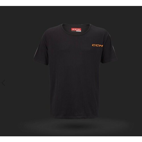 Футболка спортивная CCM, размер M, черный футболка муж tss2ta ad short sleeve essential tee bk xl