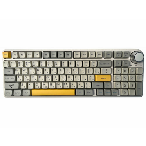 Клавиатура беспроводная механическая Epomaker TH96 Pro Gateron Pro Blue Switch Bluetooth RGB 6000мАч Белый TH96-WHT-THE-GatB 931100₽