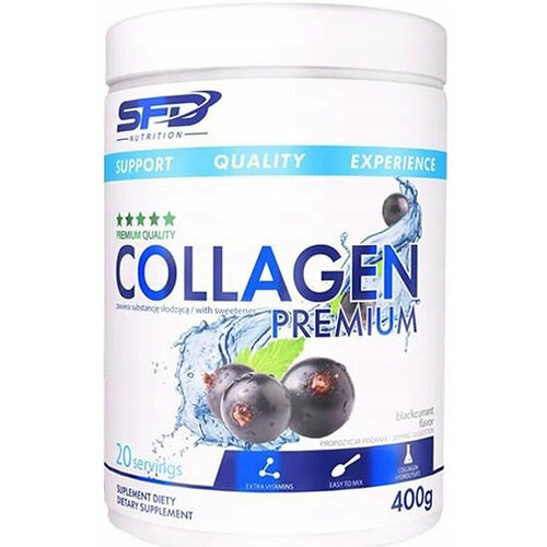 SFD, Collagen 400g MSM Boswellia Vit. D3 + C, 400г (Черная смородина)