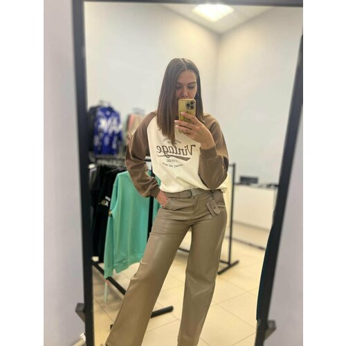 фото Брюки , размер м, бежевый bszz