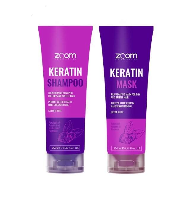 Набор ZOOM Keratin Shampoo Шампунь + маска 250/250 ml