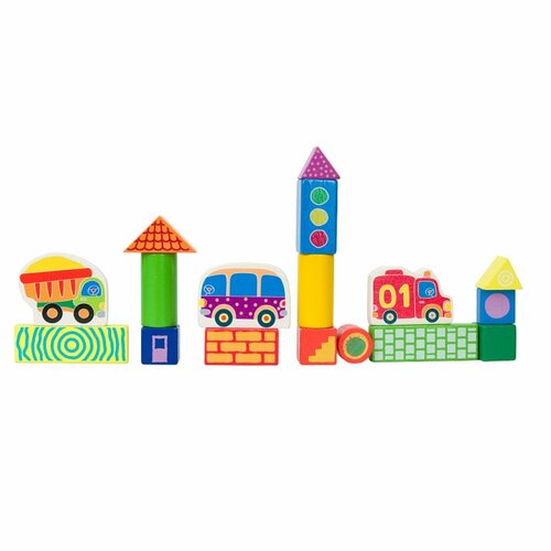 Деревянный конструктор Машинки 1118₽