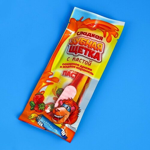 Сахарное ассорти Зубная щетка с пастой 15 г 136₽