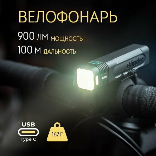 фото Фонарь передний knog blinder 900