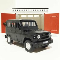 Игровой набор: игрушечный гараж и машина модель UAZ HUNTER.;
1. Гараж произведен в России из качественной и  ...