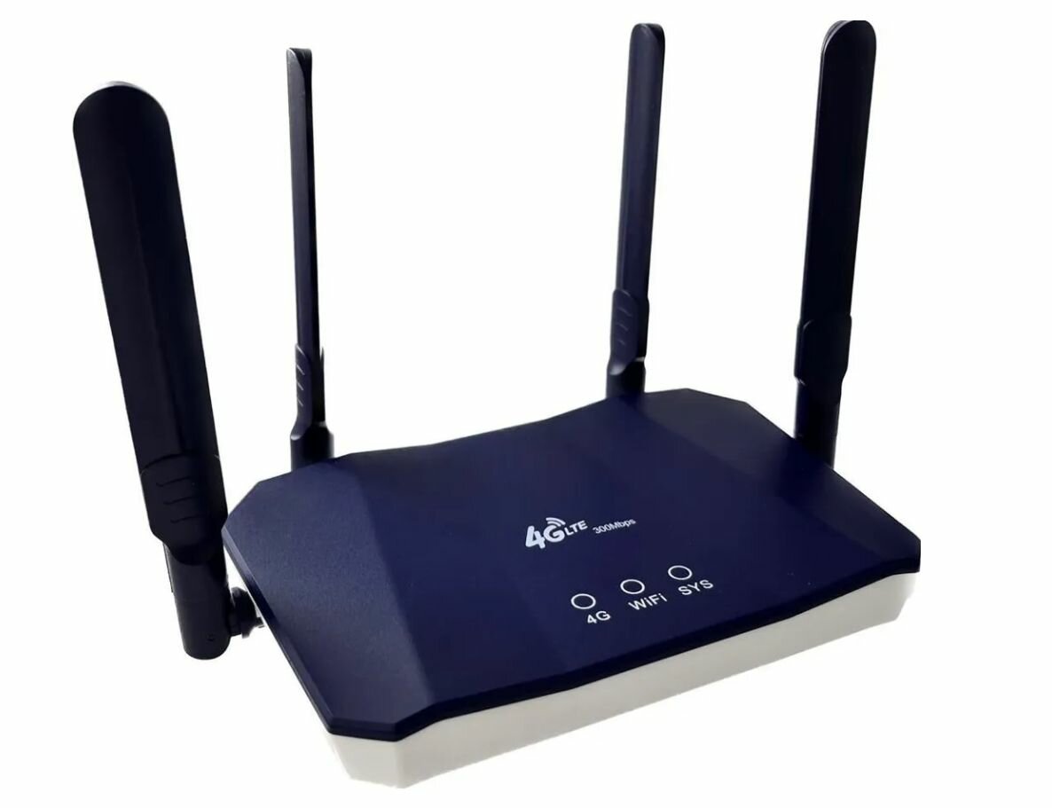 Роутер CPE FullBand, Wi-Fi, 3G 4G LTE, SIM карта, фиолетовый