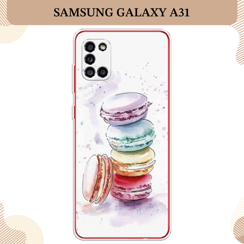 Силиконовый чехол Пирамидка макарони 2 на Samsung Galaxy A31 / Самсунг Галакси А 31