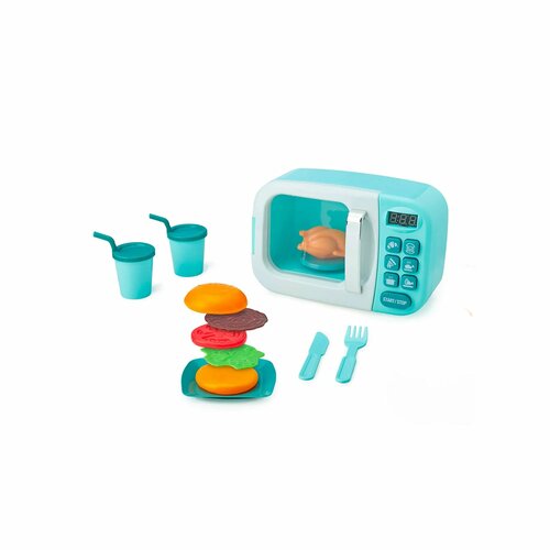 Игрушка Happy Baby Микроволновая печь 331865 детская бытовая техника игрушечная микроволновая печь