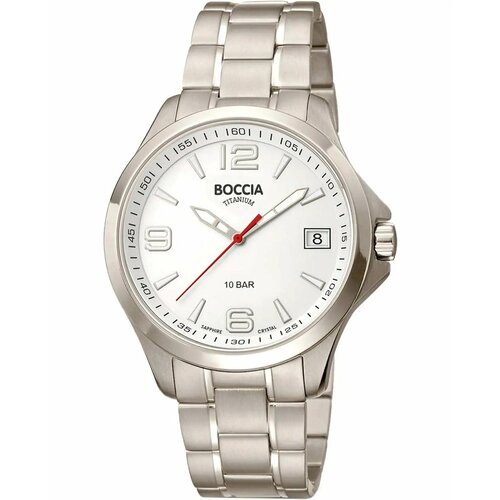 фото Наручные часы boccia 3591-06, белый, серебряный