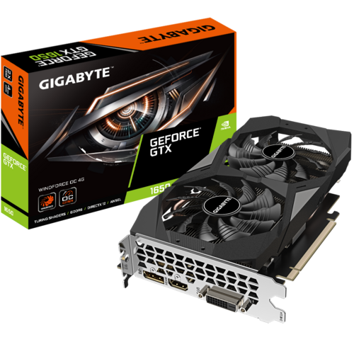 Видеокарта GIGABYTE GeForce GTX 1650 D6 WINDFORCE OC 4G версия 30 RTL 2170000₽