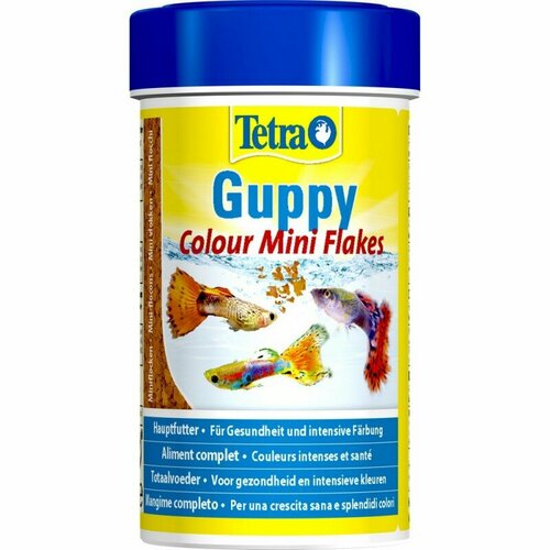 Tetra (корма) Корм для гуппи для усиления окраса мини-хлопья Tetra Guppy Colour Mini Flakes 197275 0,03 кг 44855 (4 шт)