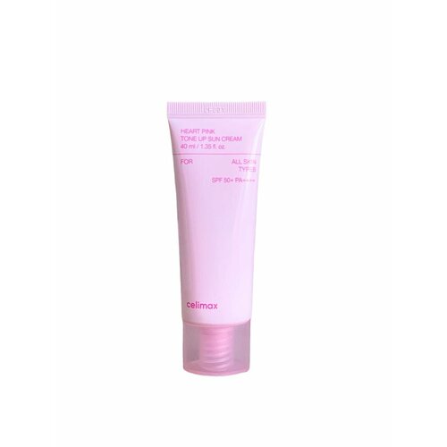 Тонирующий солнцезащитный крем Celimax Heart Pink Tone Up Sun Cream SPF 50 PA, 40 мл