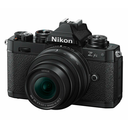 Беззеркальный фотоаппарат Nikon Z fc Kit 16-50 DX VR Black Edition 124990₽