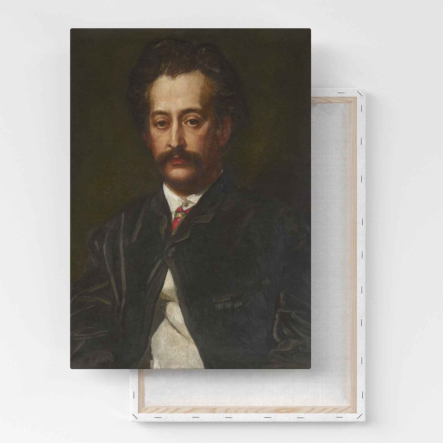 Картина на холсте, репродукция / Джордж Фредерик Уоттс - Jacques Blumenthal / Размер 30 x 40 см