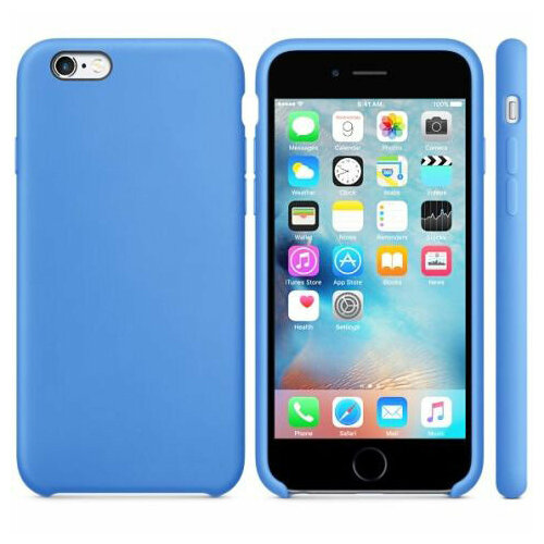 Чехол для iPhone 6/6S, Careo Silicone Case Blue, голубой