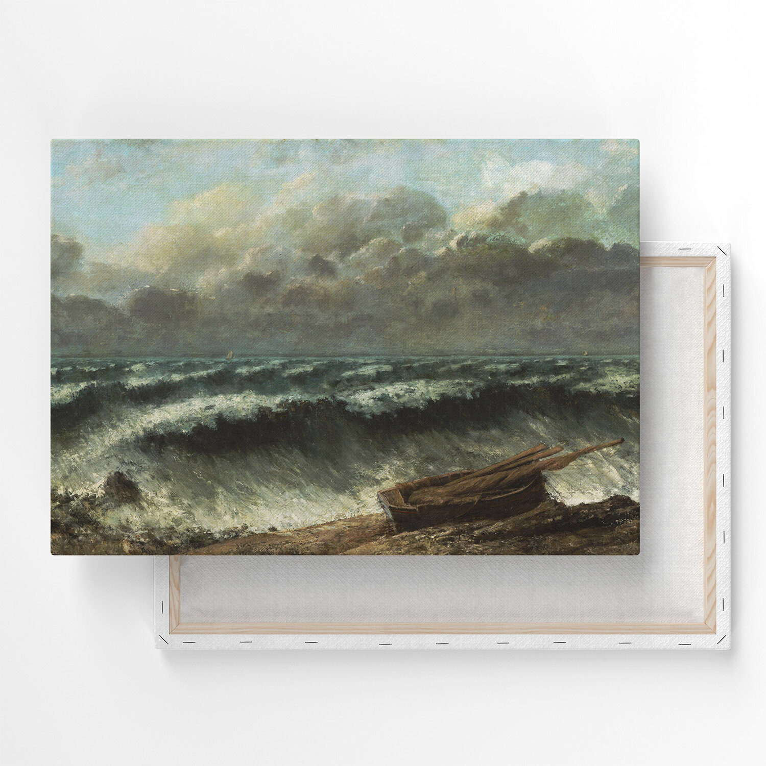 Картина на холсте, репродукция / Gustave Courbet / Гюстав Курбе / Размер 30 x 40 см