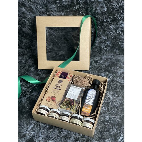 Подарочный набор в коробке Чудо Сибири, размер M подарочный набор в коробке гостинец из сибири 1 территория тайги