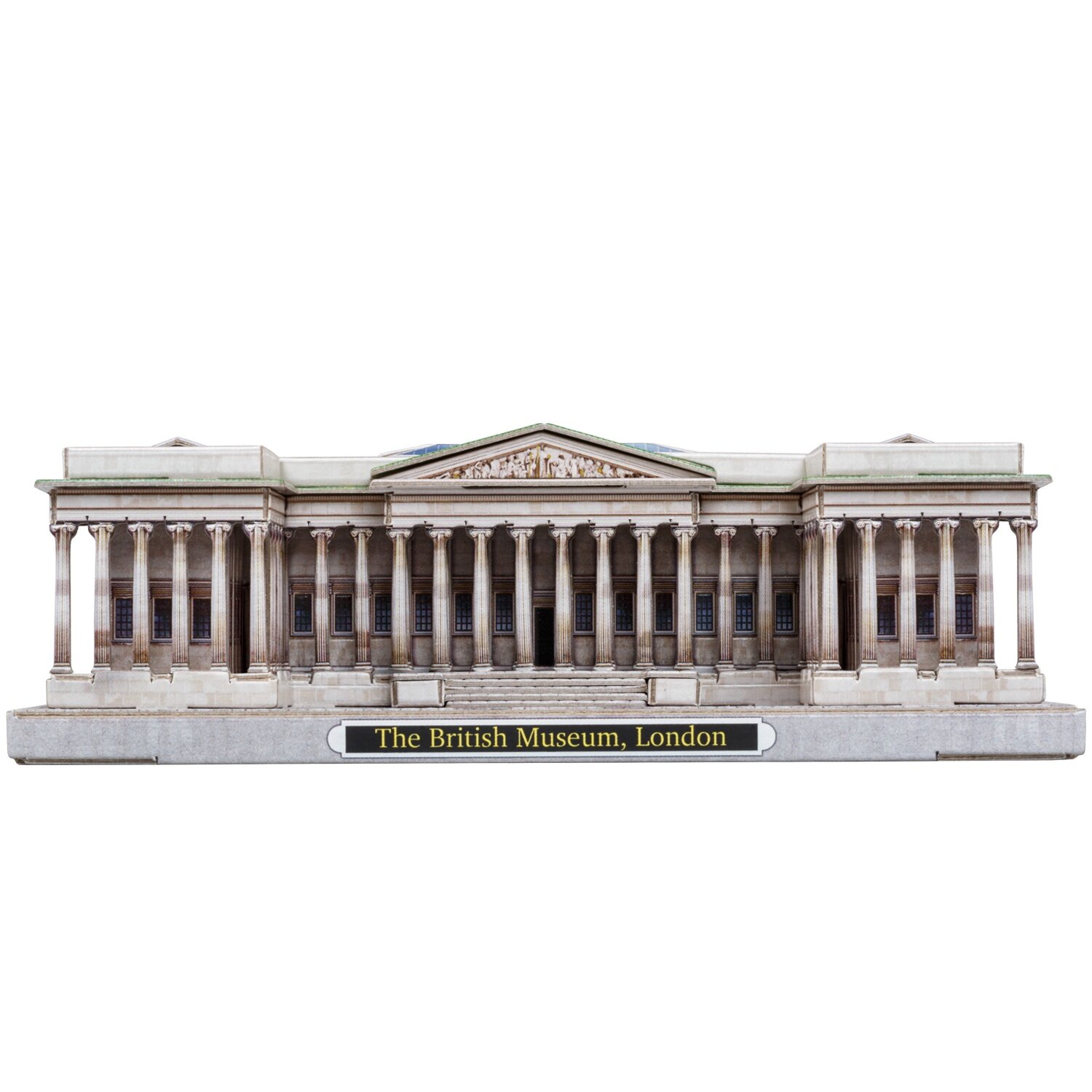 Сборная модель Умная Бумага "Музеи мира в миниатюре", The British Museum, картон, 34 детали