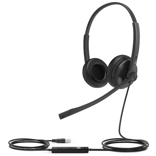 Гарнитура проводная Yealink UH34 Dual Teams black 1457000₽