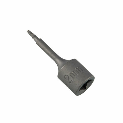 Экстрактор винтов (поврежденного крепежа) 2 мм, длина 60 мм, 3/8 квадрат