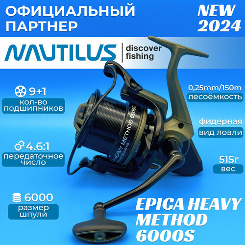 Катушка Nautilus Epica Heavy Method 6000S