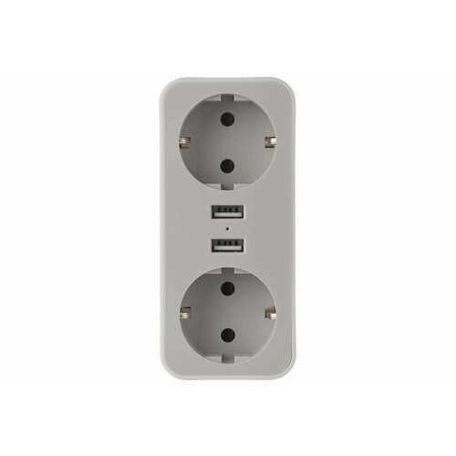 Двойник idealim Adapter-2r-2usb-white